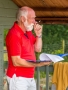 Terry Dunbar working on the Plan