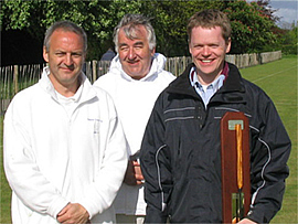 from left - Mark Lloyd, Barry Keen, Lee Hartley
