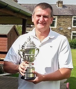 Matt Holmes with the Spencer Ell trophy
