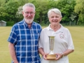 Runner up Alan Clark with Winner Brian Lewis